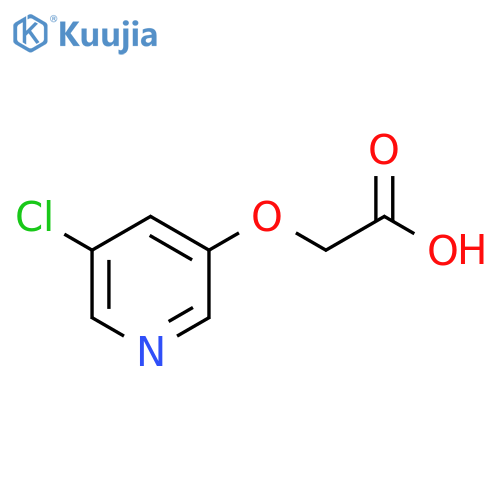 Acetic acid, 2-[(5-chloro-3-pyridinyl)oxy]- structure