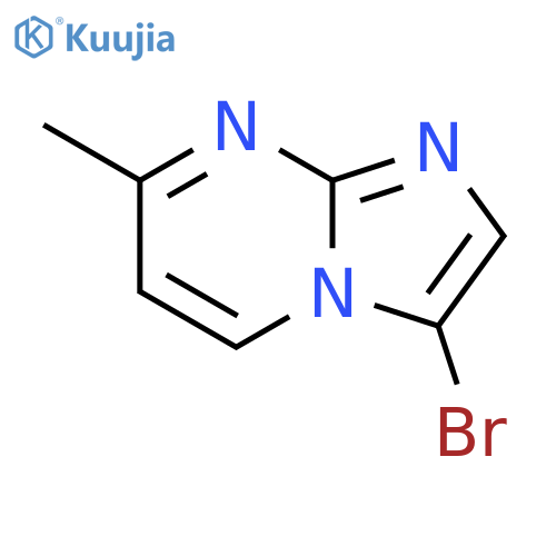 3-Bromo-7-methylimidazo1,2-apyrimidine structure