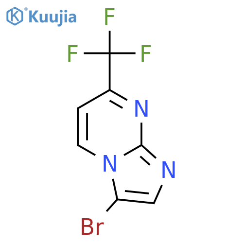 3-Bromo-7-(trifluoromethyl)imidazo1,2-apyrimidine structure