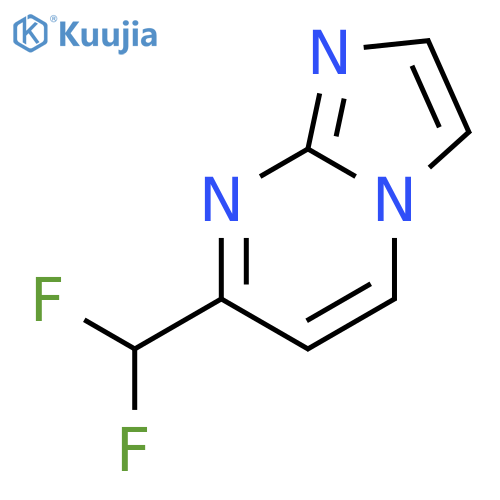Imidazo[1,2-a]pyrimidine, 7-(difluoromethyl)- structure