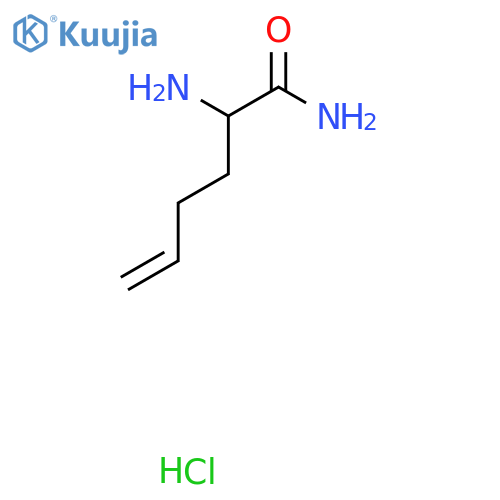 2-Amino-5-hexenamide HCl structure