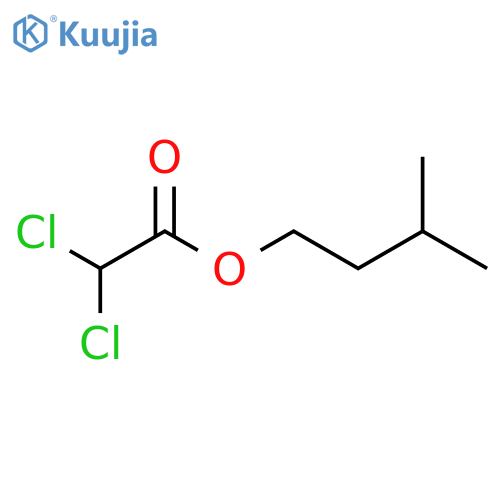 Acetic acid,2,2-dichloro-, 3-methylbutyl ester structure