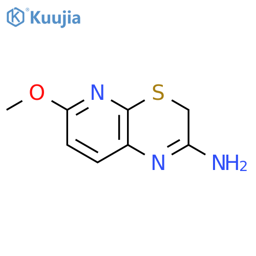 3H-Pyrido[2,3-b][1,4]thiazin-2-amine,6-methoxy- structure