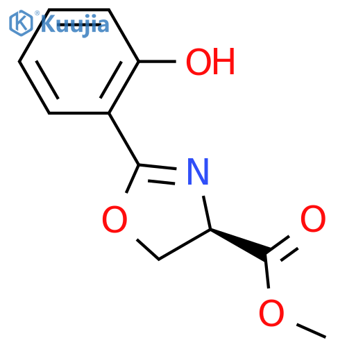Methyl 2-(2'-hydroxyphenyl)-2-oxazoline-4-carboxylate structure