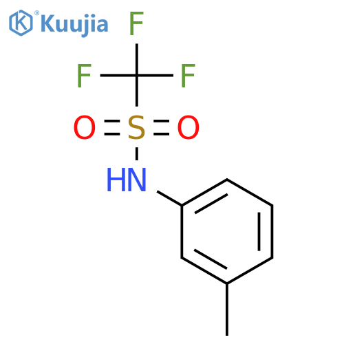 1,1,1-trifluoro-n-(3-methylphenyl)methanesulfonamide structure