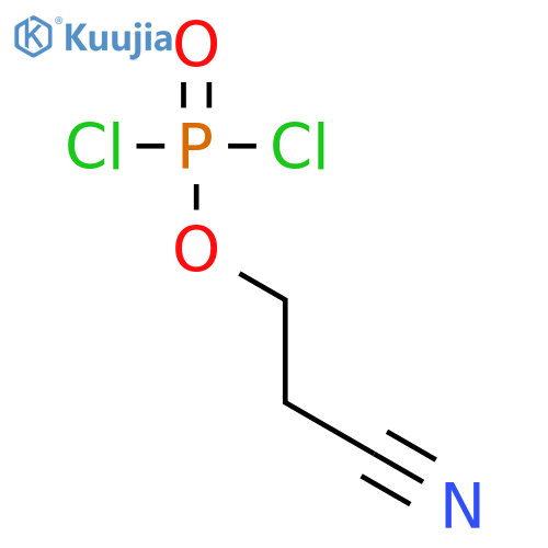 Phosphorodichloridic acid, 2-cyanoethyl ester structure