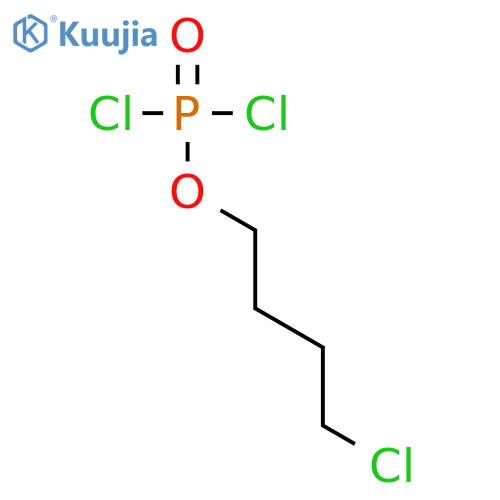 Phosphorodichloridic acid, 4-chlorobutyl ester structure