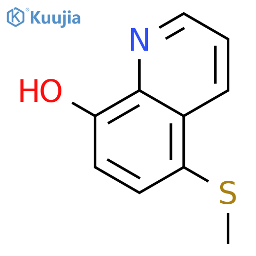 8-Quinolinol, 5-(methylthio)- structure