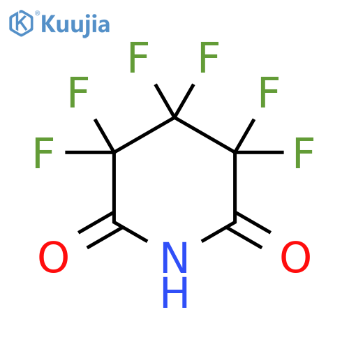2,6-Piperidinedione, 3,3,4,4,5,5-hexafluoro- structure