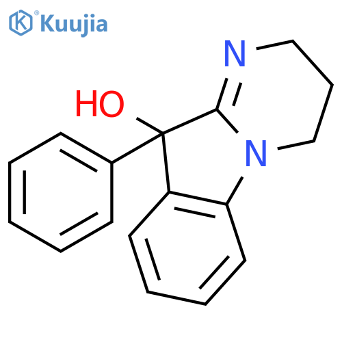 Pyrimido[1,2-a]indol-10-ol, 2,3,4,10-tetrahydro-10-phenyl- structure
