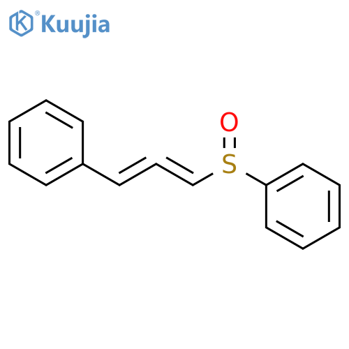 Benzene, [(3-phenyl-1,2-propadienyl)sulfinyl]- structure