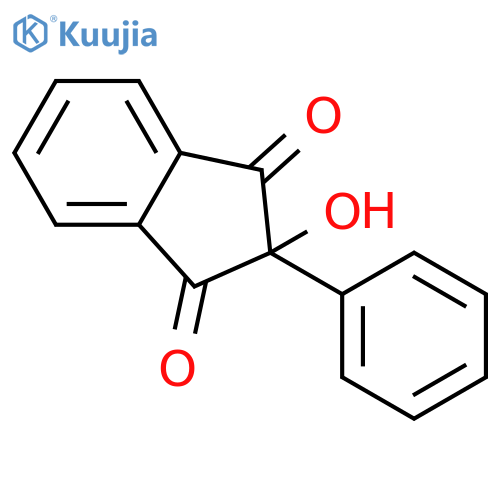 2-Hydroxy-2-phenyl-1H-indene-1,3(2H)-dione structure