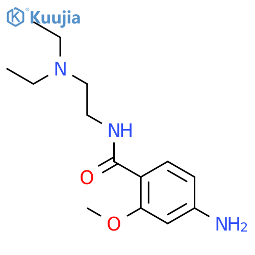 4-Amino-N-(2-(diethylamino)ethyl)-2-methoxybenzamide structure