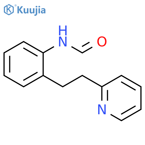 Formamide, N-[2-[2-(2-pyridinyl)ethyl]phenyl]- structure