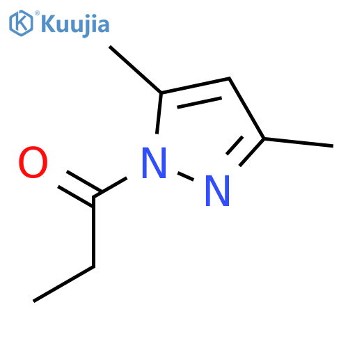 1-Propanone,1-(3,5-dimethyl-1H-pyrazol-1-yl)- structure