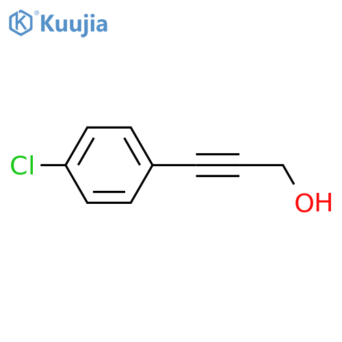 3-(4-chlorophenyl)prop-2-yn-1-ol structure