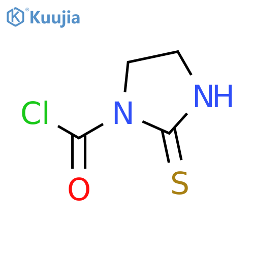 1-Imidazolidinecarbonylchloride, 2-thioxo- structure