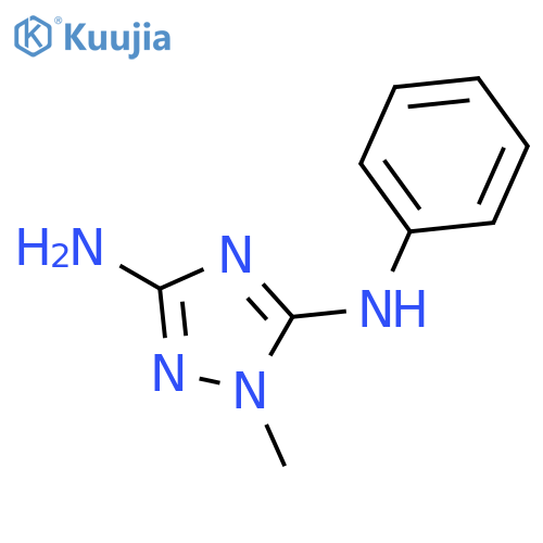 1-Methyl-N5-phenyl-1H-1,2,4-triazole-3,5-diamine structure