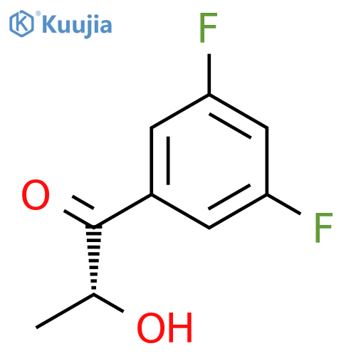 1-Propanone, 1-(3,5-difluorophenyl)-2-hydroxy-, (2R)- structure