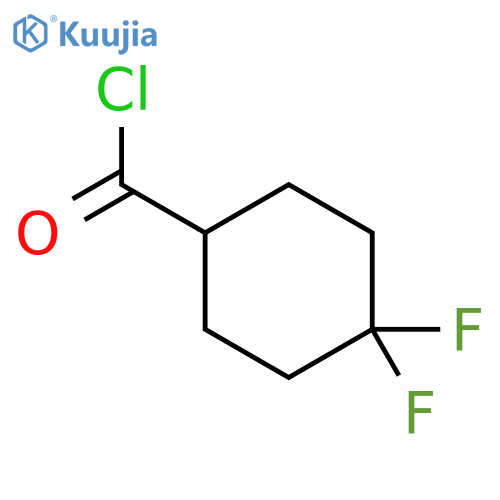 4,4-difluorocyclohexanecarbonyl chloride structure