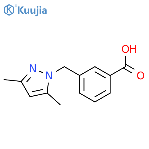 3-(3,5-Dimethyl-1H-pyrazol-1-yl)methylbenzoic Acid structure