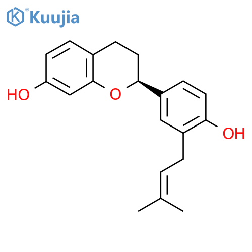 (S)-2-(4-Hydroxy-3-(3-methylbut-2-en-1-yl)phenyl)chroman-7-ol structure