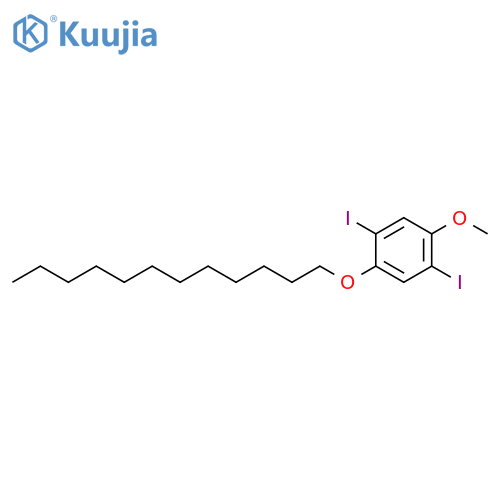 Benzene, 1-(dodecyloxy)-2,5-diiodo-4-methoxy- structure