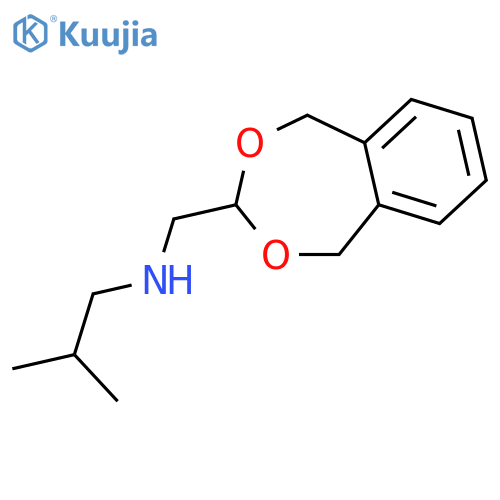 (5,9-Dihydro-6,8-dioxa-benzocyclohepten-7-ylmethyl)-isobutyl-amine structure
