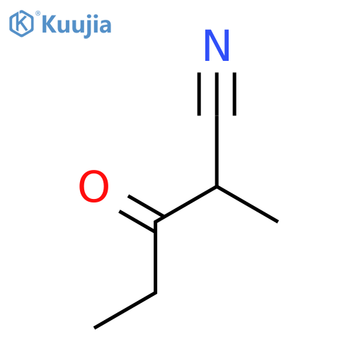 Pentanenitrile, 2-methyl-3-oxo- structure