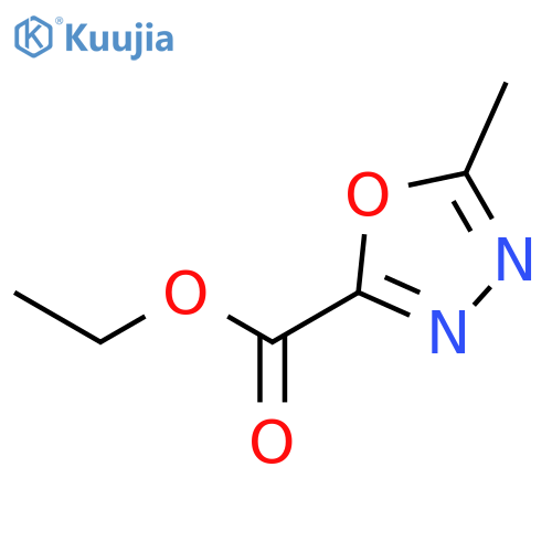 Ethyl 5-methyl-1,3,4-oxadiazole-2-carboxylate structure
