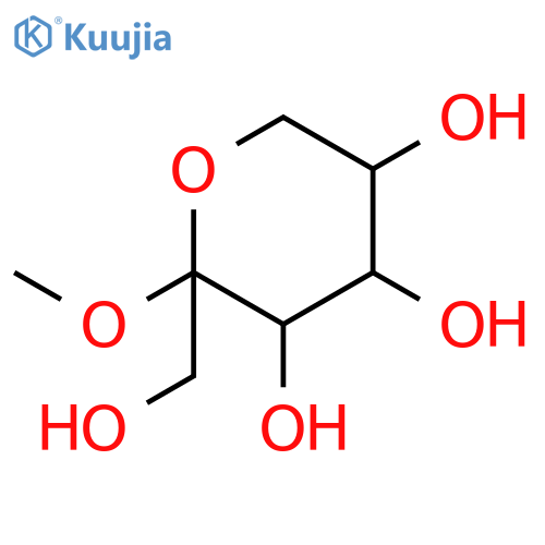 2-(hydroxymethyl)-2-methoxyoxane-3,4,5-triol structure