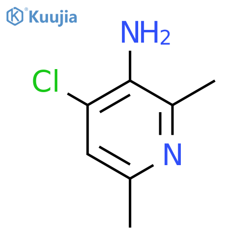 4-Chloro-2,6-dimethylpyridin-3-amine structure