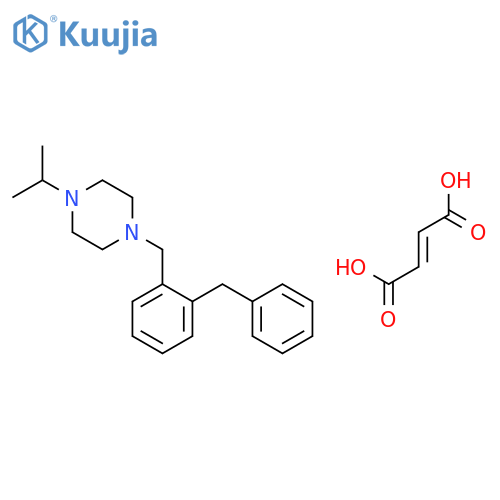 1-(1-Methylethyl)-4-((2-(phenylmethyl)phenyl)methyl)piperazine maleate structure