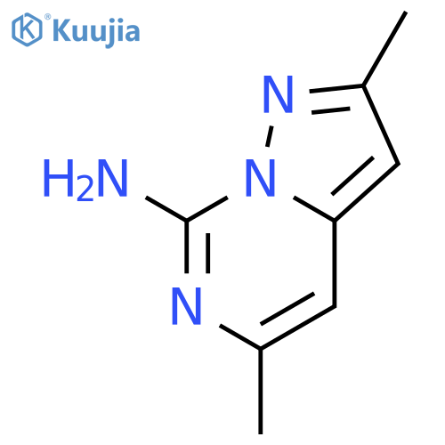 2,5-dimethylpyrazolo1,5-cpyrimidin-7-amine structure