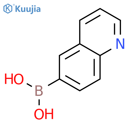 Quinoline-6-boronic acid structure