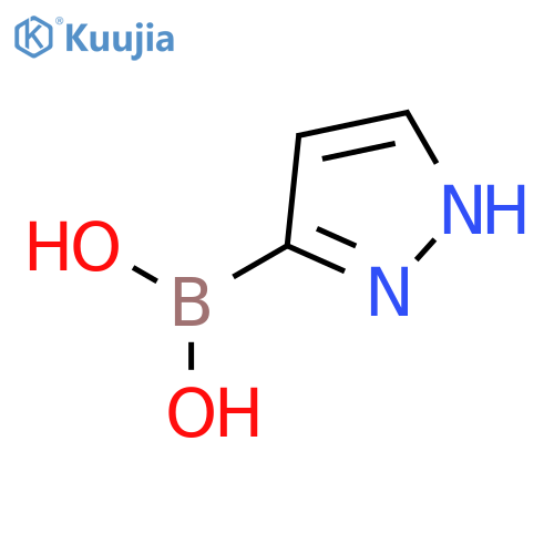 (1H-Pyrazol-3-yl)boronic acid structure