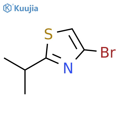 4-Bromo-2-isopropylthiazole structure