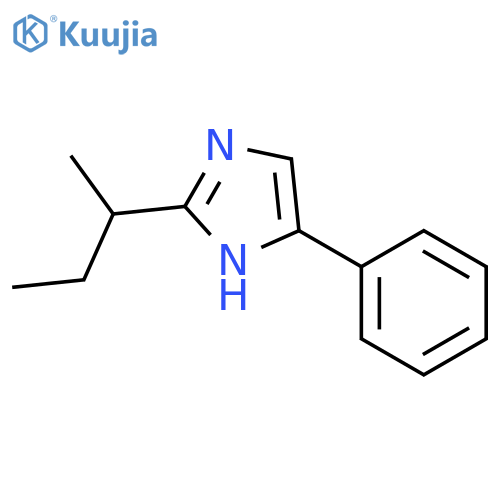 1H-Imidazole, 2-(1-methylpropyl)-4-phenyl- structure