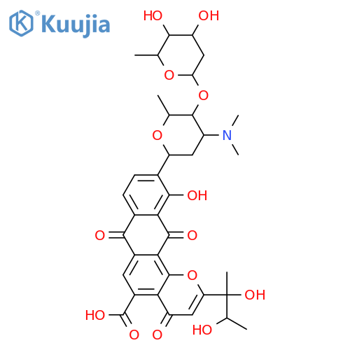Pluraflavin B; 17-O-Deglycosyl, 17-carboxylic acid structure