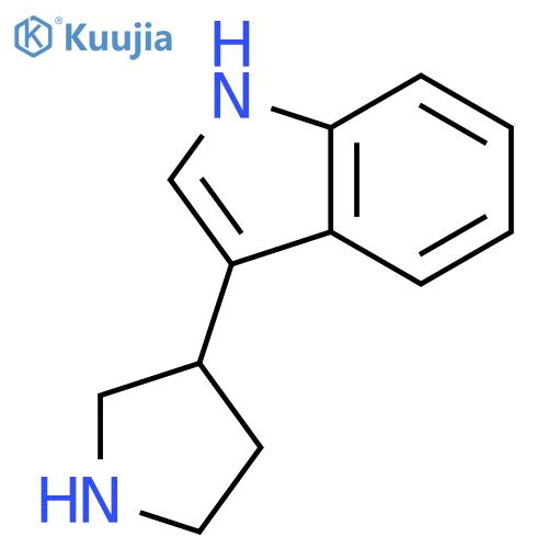 3-(pyrrolidin-3-yl)-1H-indole structure