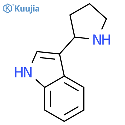 3-Pyrrolidin-2-yl-1H-indole structure