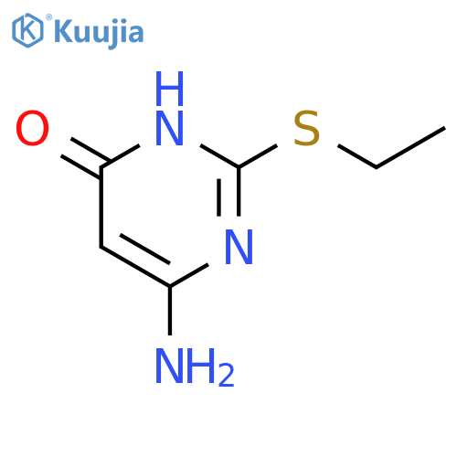 6-Amino-2-ethylsulfanyl-pyrimidin-4-ol structure