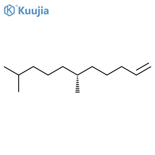 1-UNDECENE, 6,10-DIMETHYL-, (6R)- structure