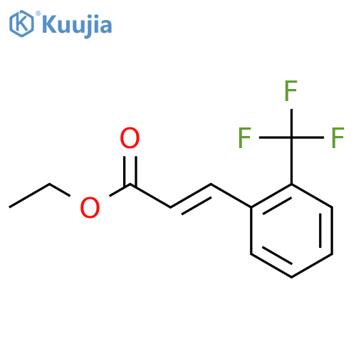 Ethyl (2e)-3-(2-trifluoromethylphenyl)propenoate structure
