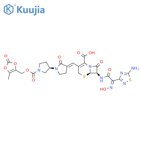 Ceftobiprole medocaril structure