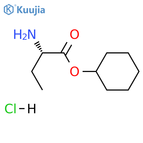 cyclohexyl (2S)-2-aminobutanoate;hydrochloride structure