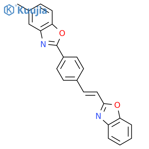 Benzoxazole,2-[4-[2-(2-benzoxazolyl)ethenyl]phenyl]-5-methyl- structure
