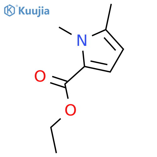 ethyl 1,5-dimethyl-1H-pyrrole-2-carboxylate structure
