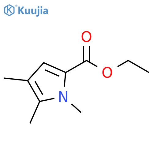 1,4,5-Trimethyl-1H-pyrrole-2-carboxylic acid ethyl ester structure