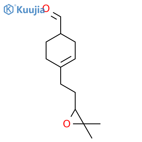 4-[2-(3,3-dimethyloxiranyl)ethyl]cyclohex-3-ene-1-carbaldehyde structure